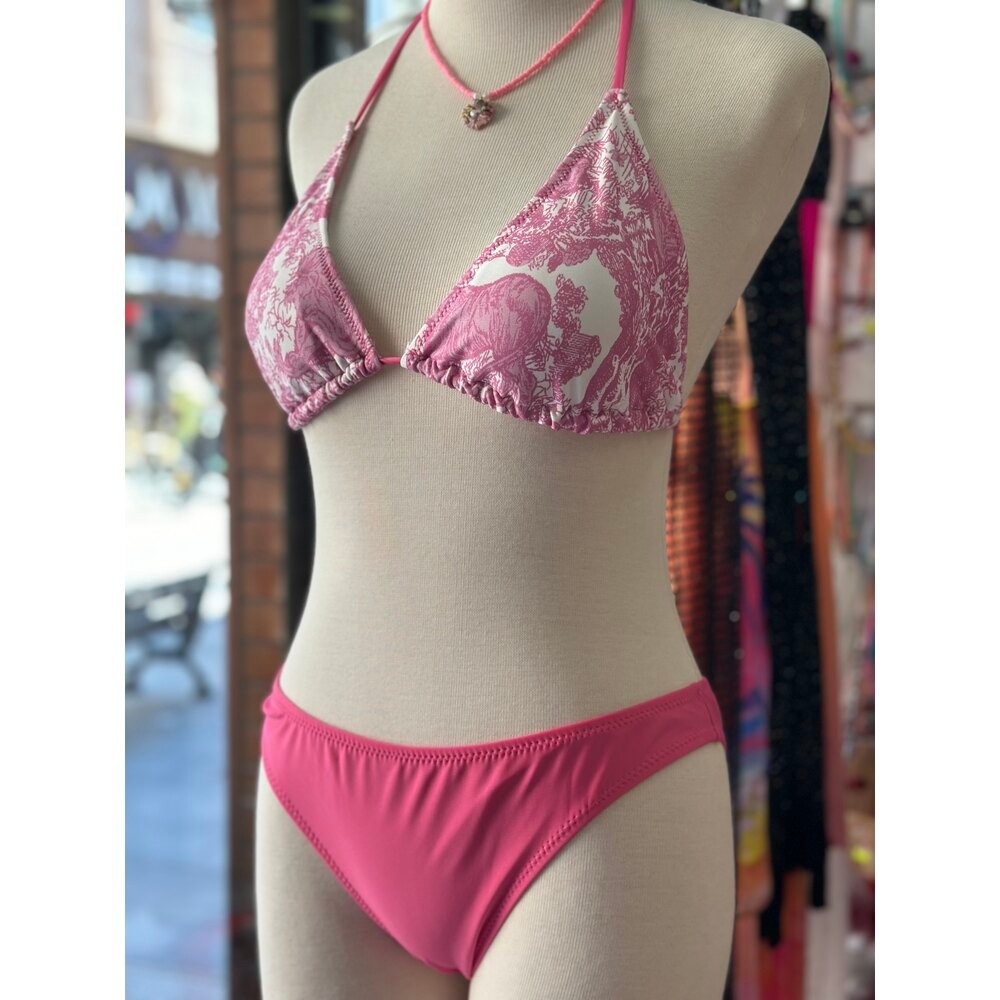 Pink Mirage – Pembe Desenli Bikini Takımı