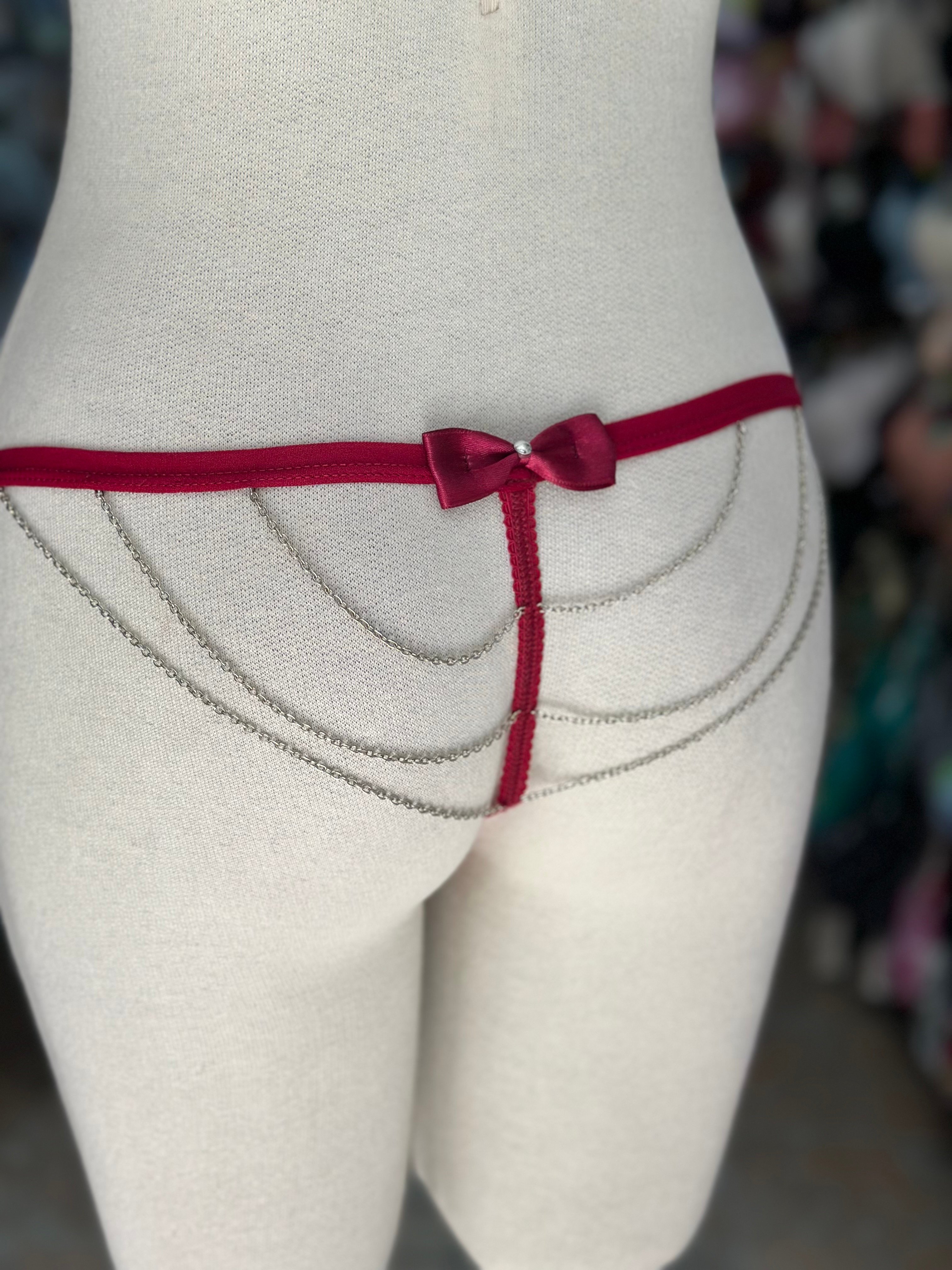 Sage Sins – Zincir Detaylı Tanga String