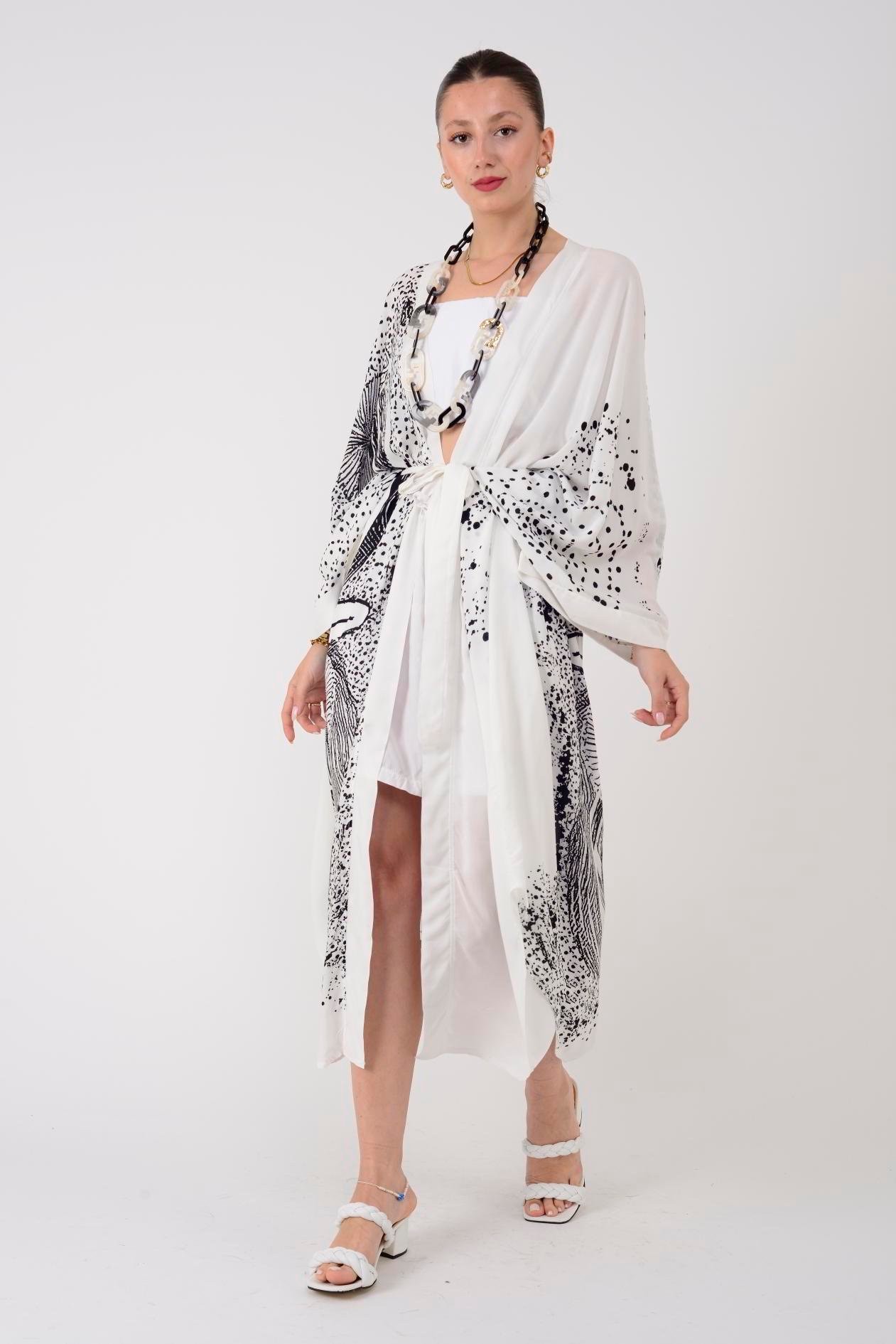 Black Ether Kimono
