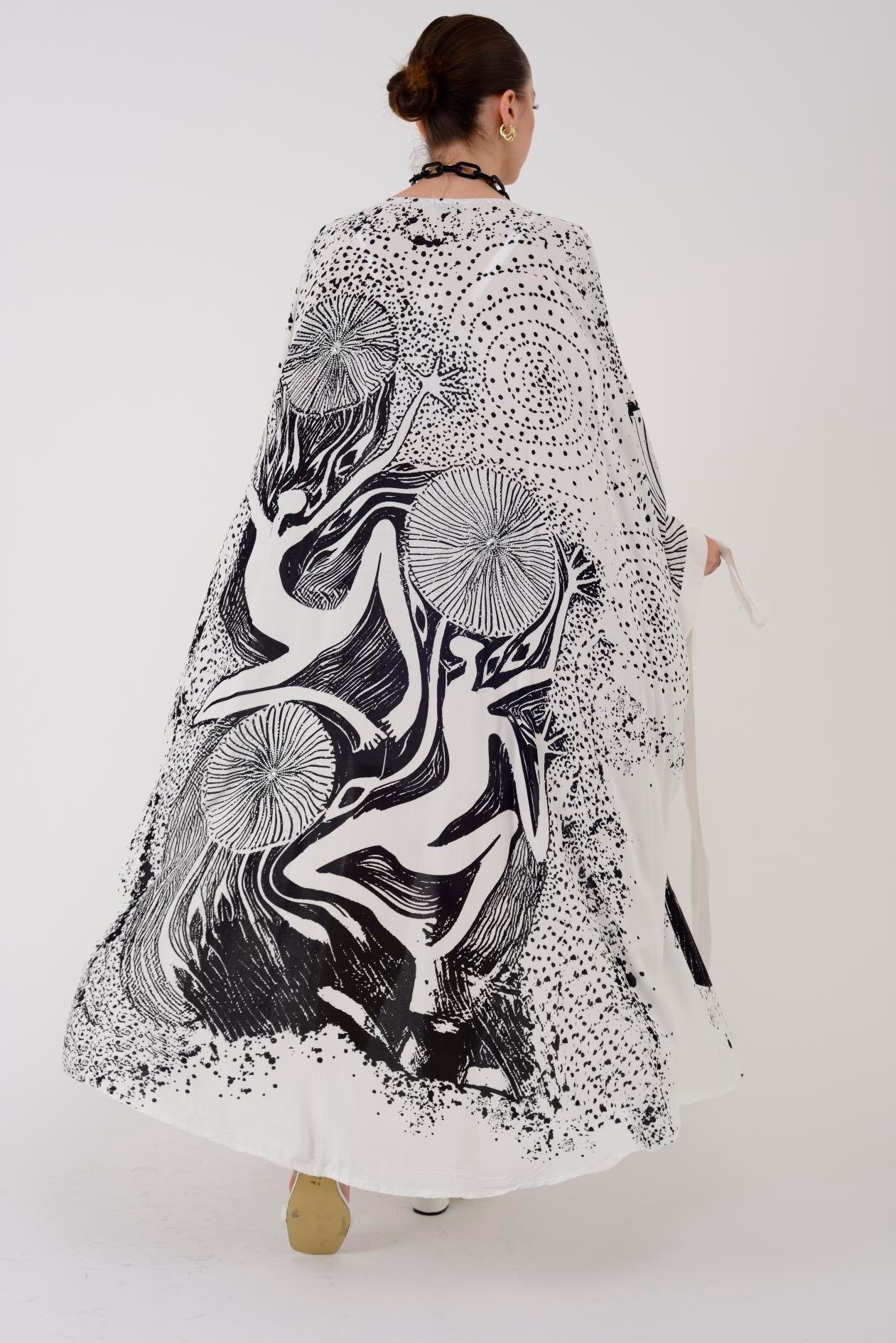 Black Ether Kimono
