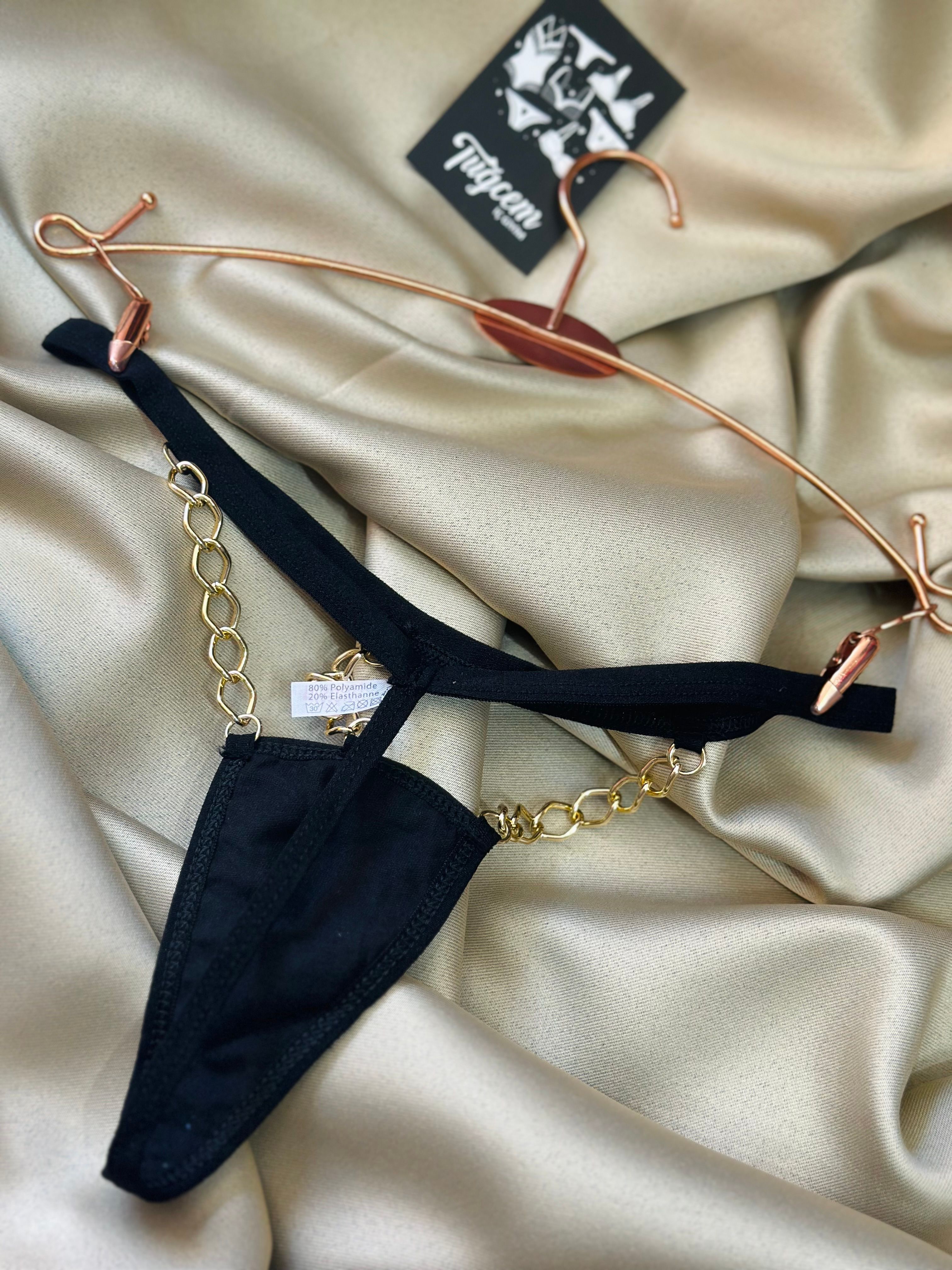 Golden Grip – Zincir Detaylı Tanga