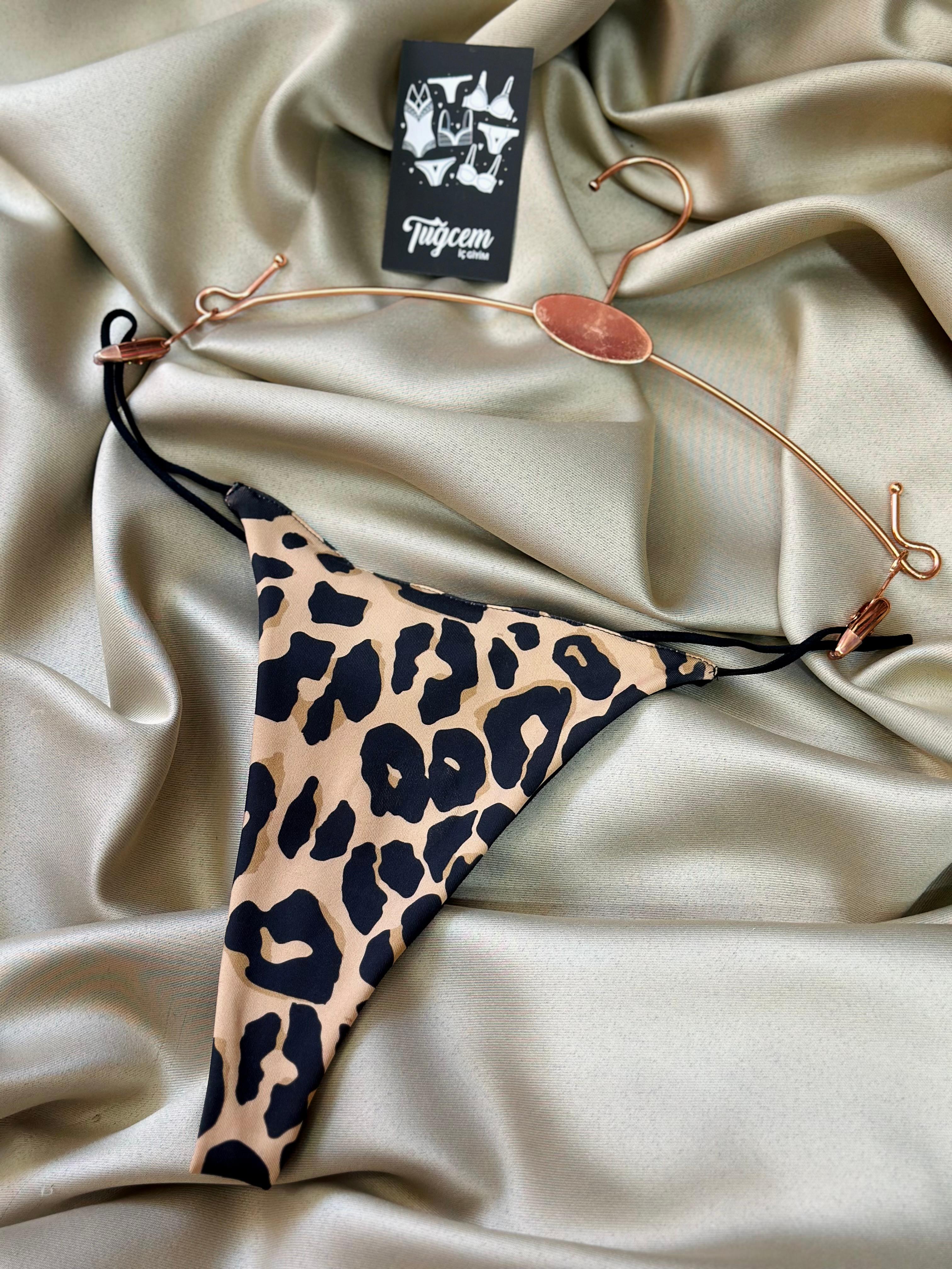 Wild Touch – Leopar Desenli String