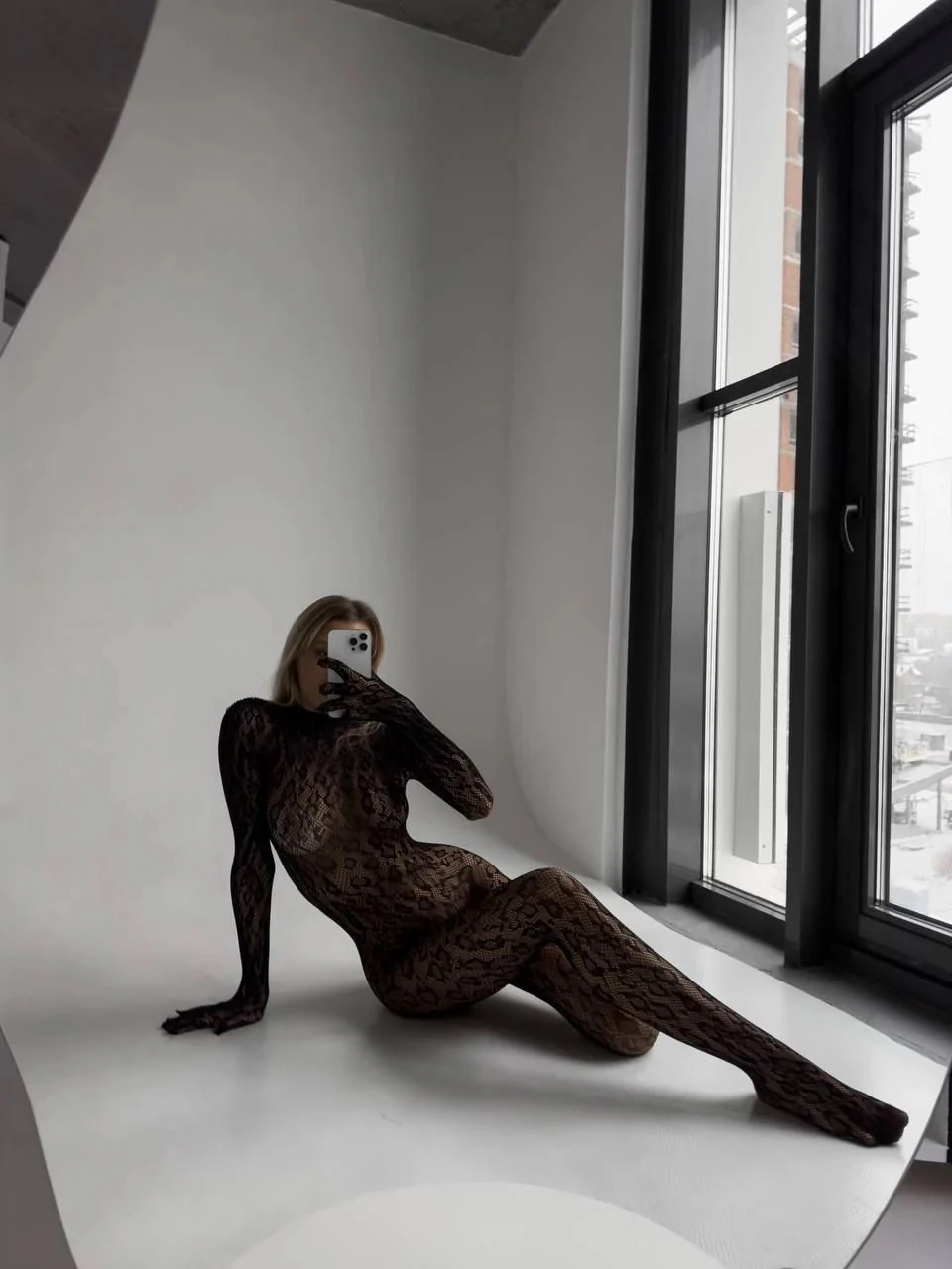 Dantel Desenli Transparan Tulum