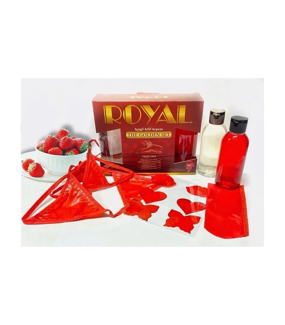 Çilekli Yenilebilir Set