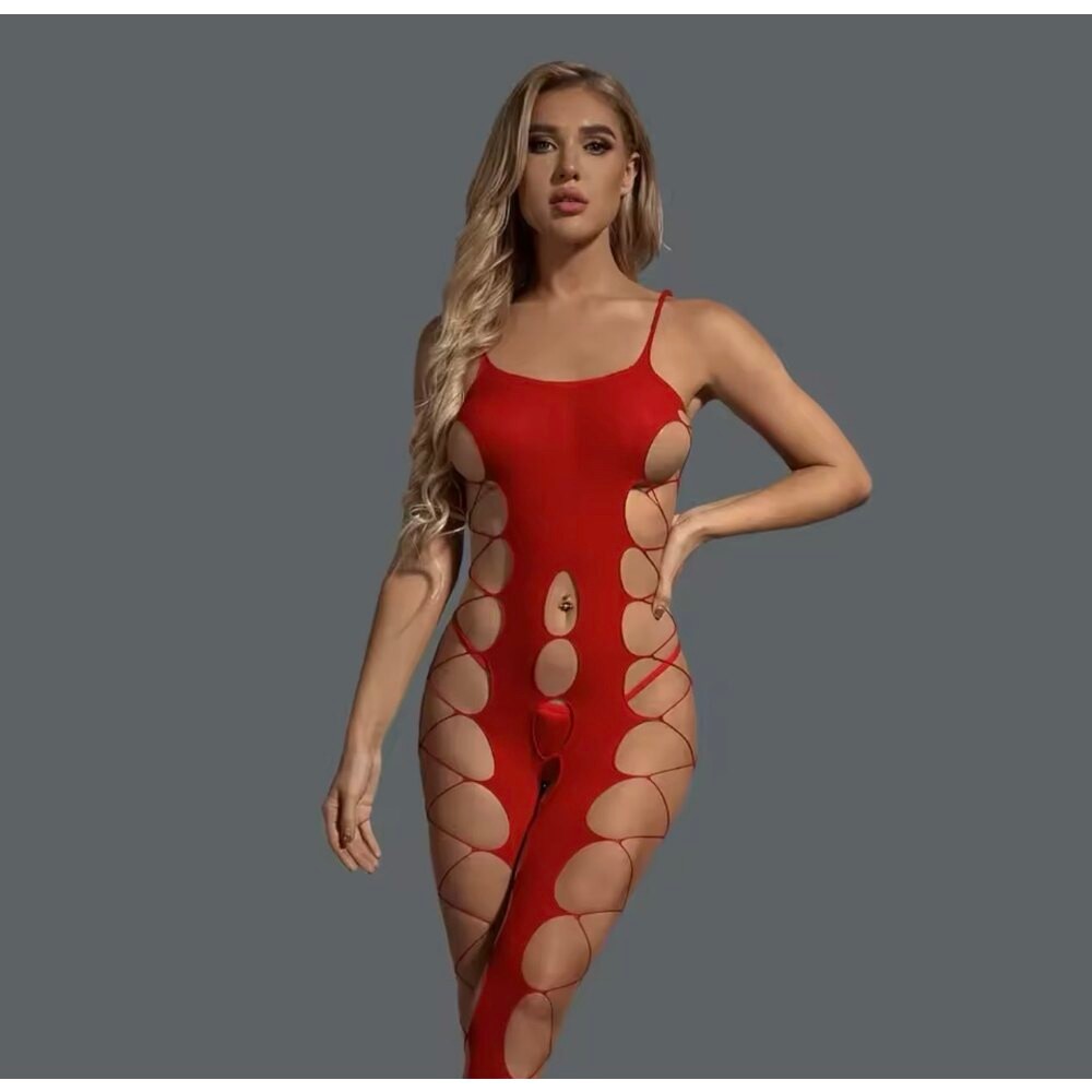 Red Venom Bodystocking - Vücut Çorabı