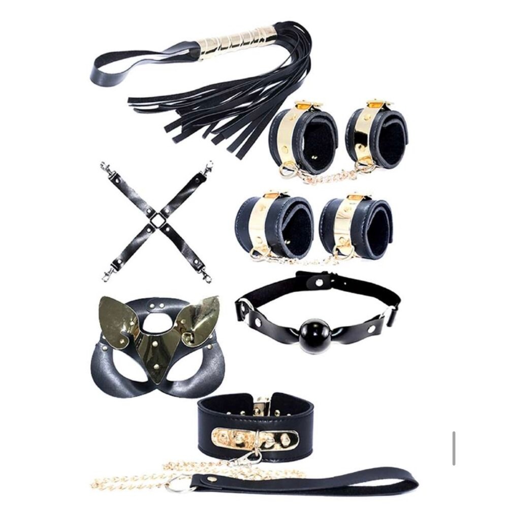 Obsidian Desire – Gold Detay Fantezi Set
