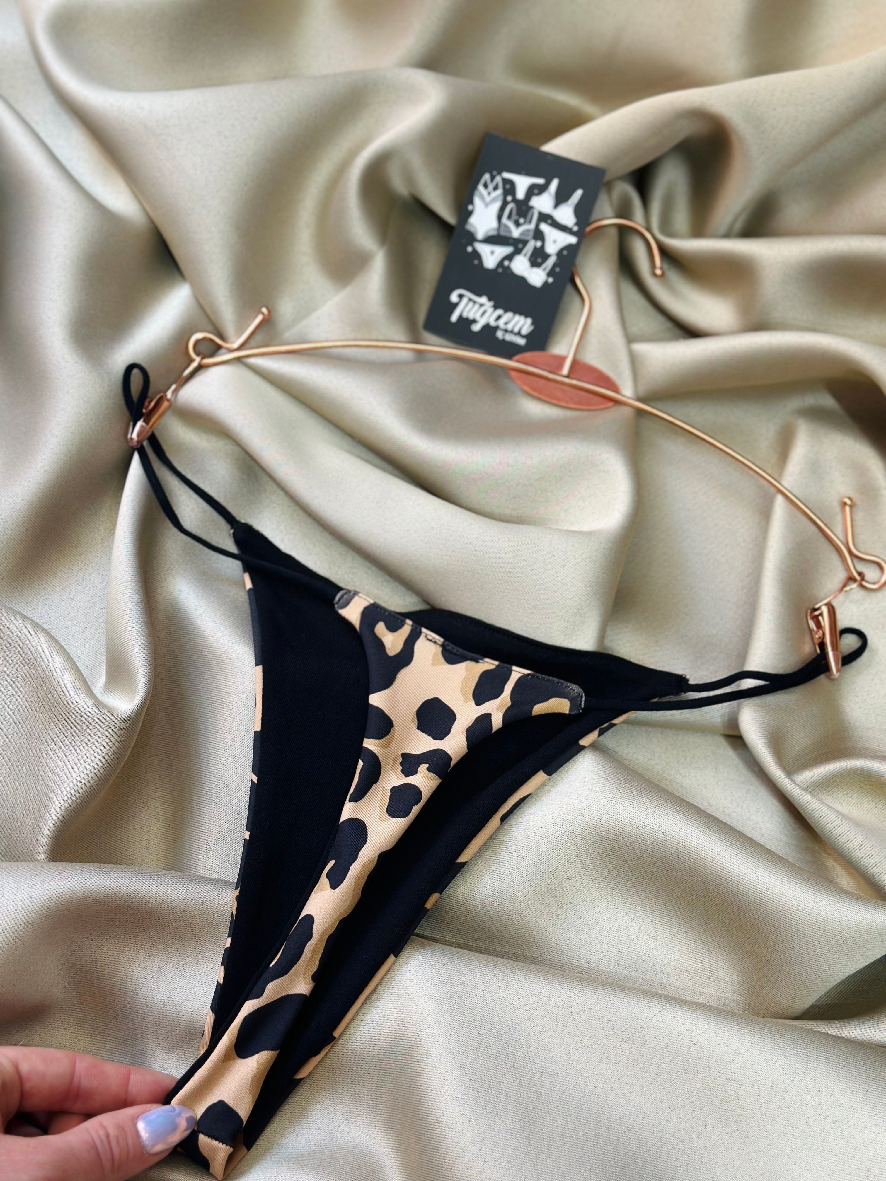 Wild Touch – Leopar Desenli String