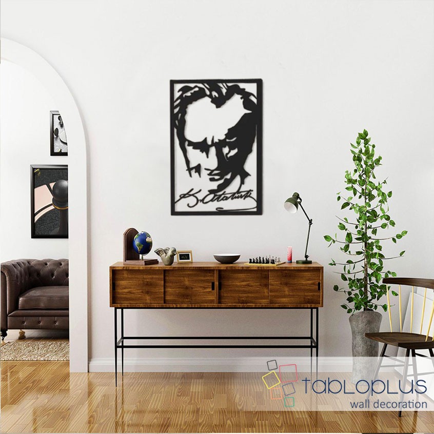 Lider Atatürk Metal Tablo