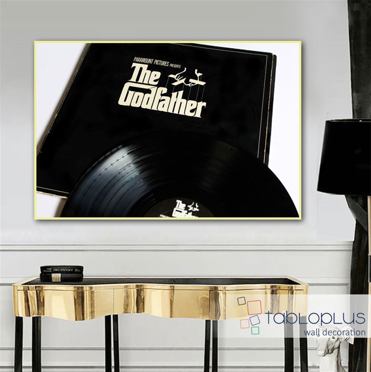 The Gotfather Plak II Kanvas Tablo