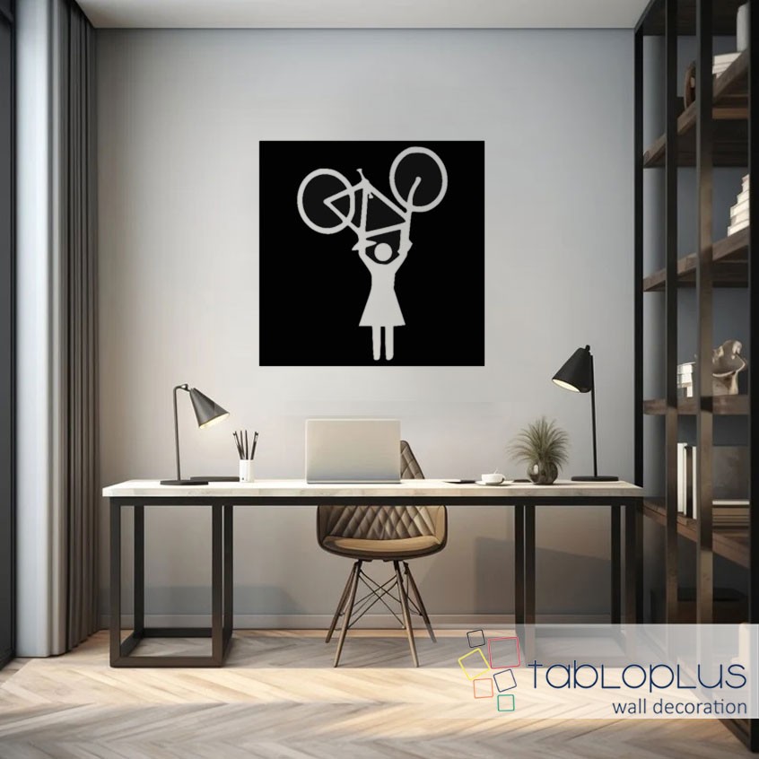 Benim Bisikletim Metal Tablo