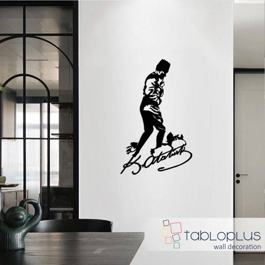Anıttepede Atatürk Metal Tablo