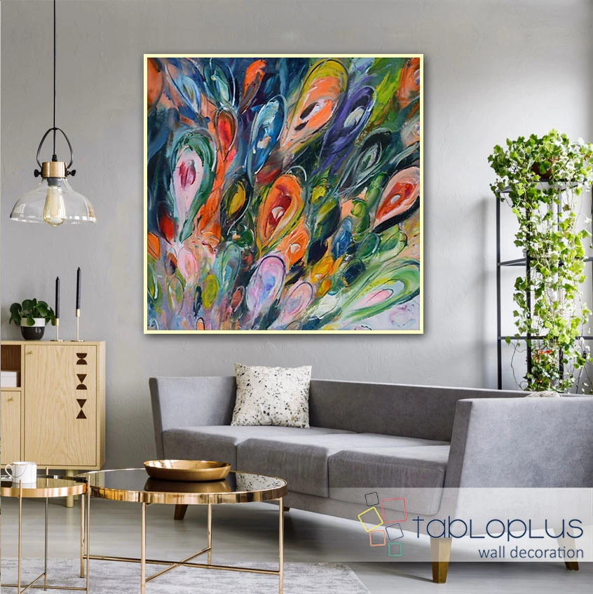 Abstract Baloons Yağlı Boya Tablo