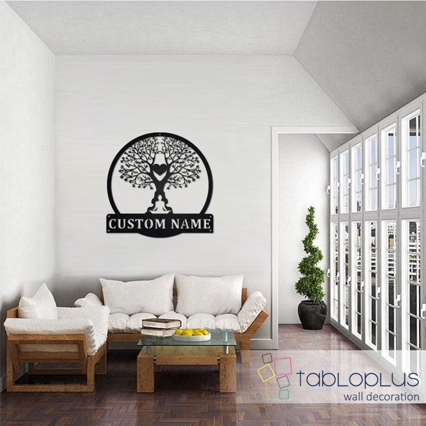 Life of Tree Metal Tablo