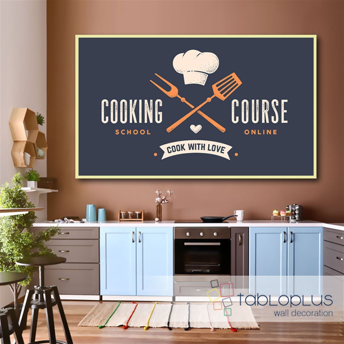 Cooking Course Kanvas Tablo