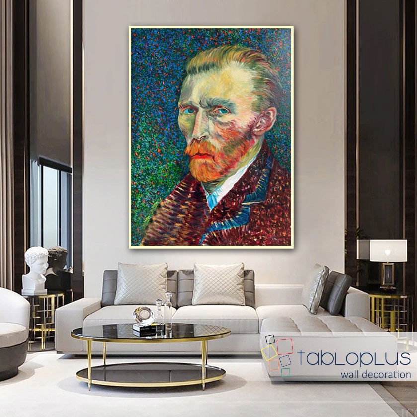 Vincent Van Gogh Yağlı Boya Dokulu Tablo