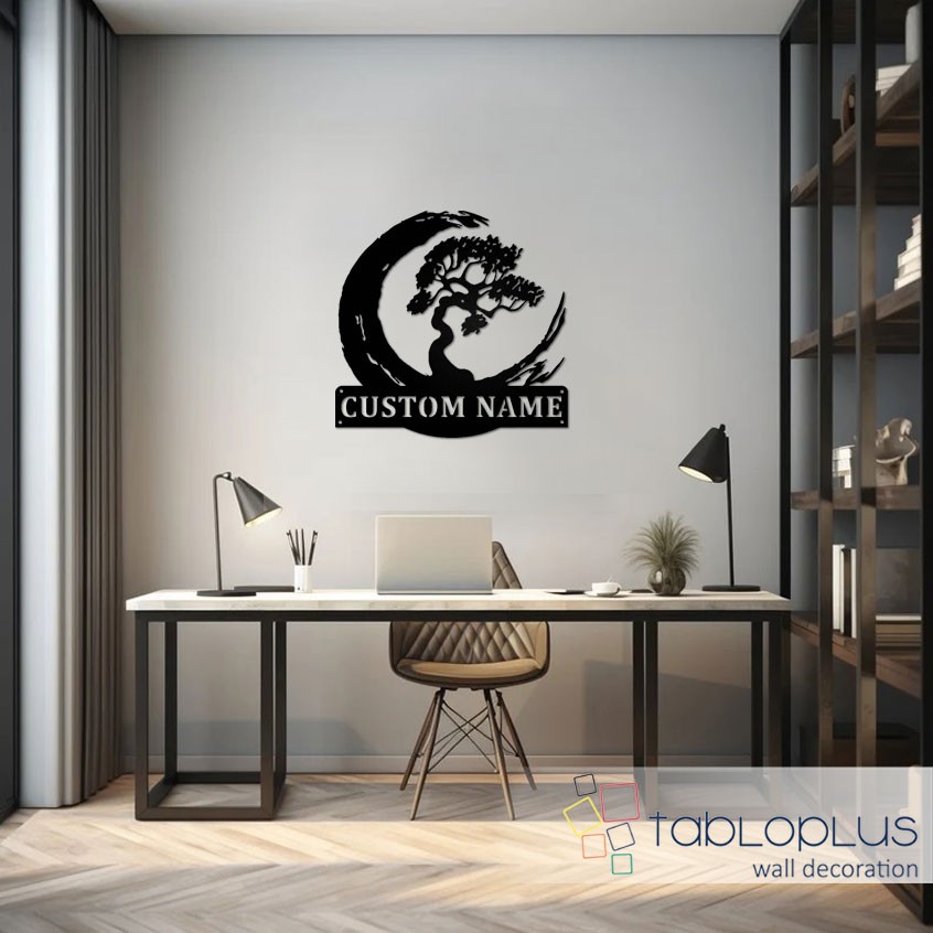 Dekoratif Ağaç Metal Tablo