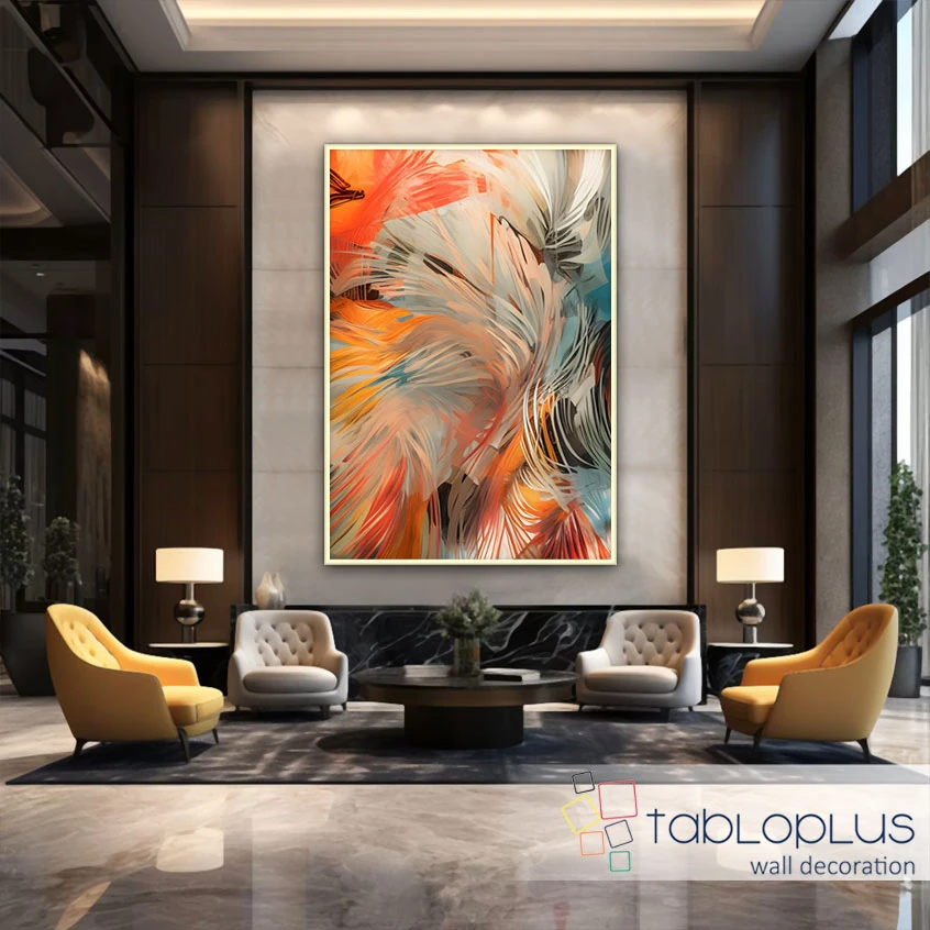 Düş Rüzgarı Yağlı Boya Dokulu Tablo