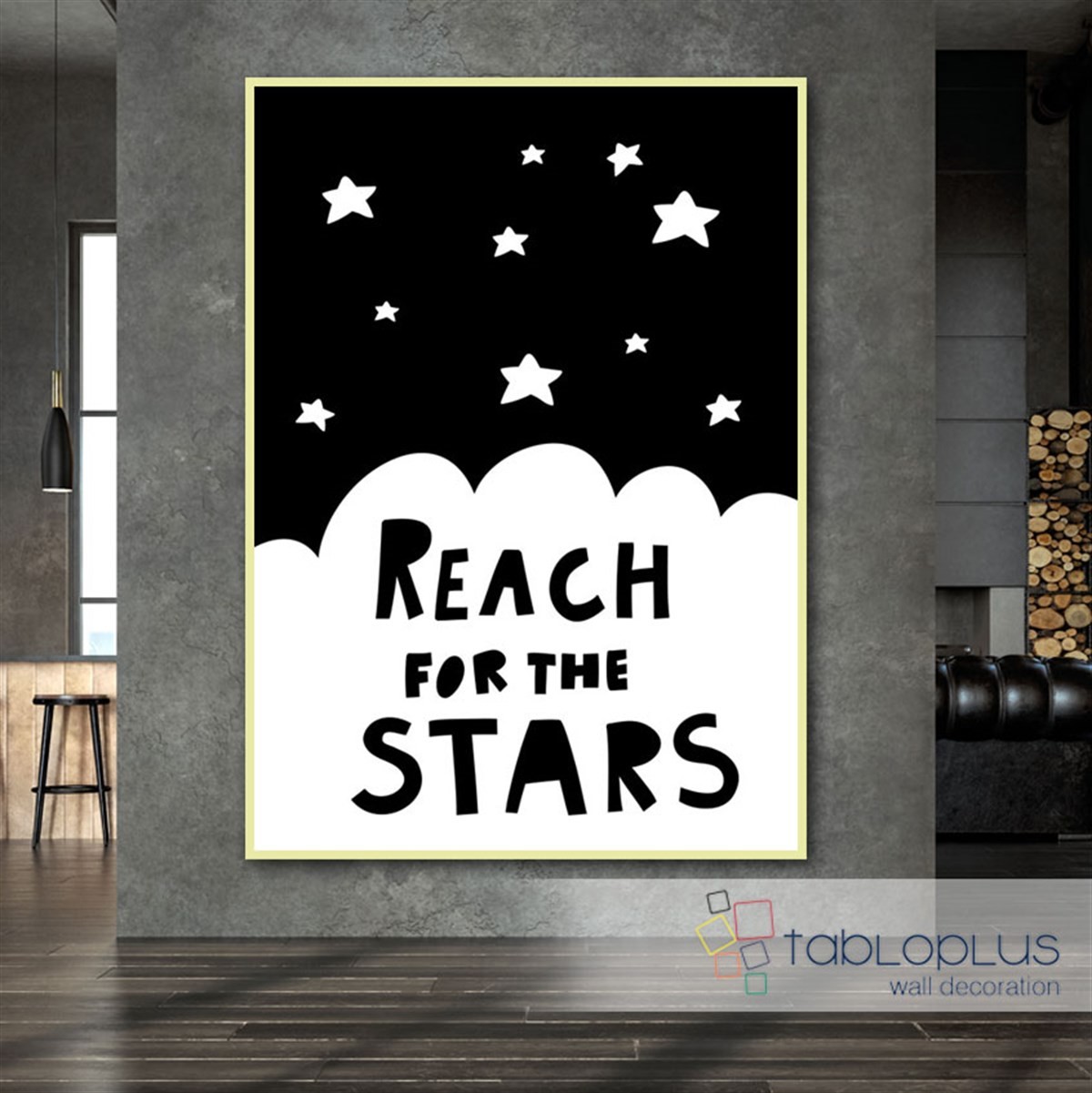 Reach For the Stars Kanvas Tablo