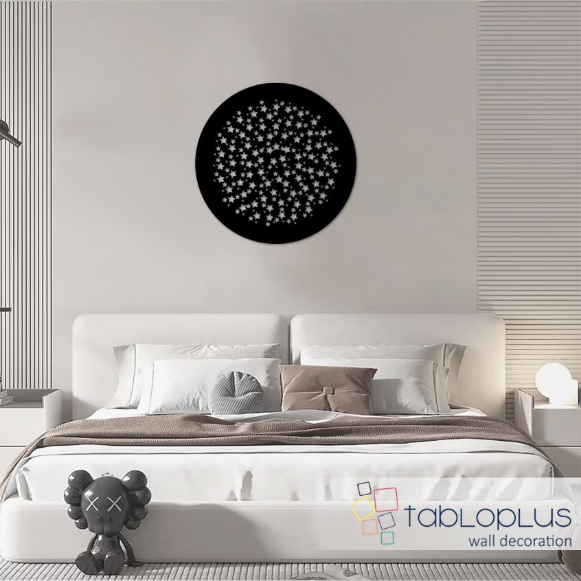Yıldızlar Kümesi Metal Tablo