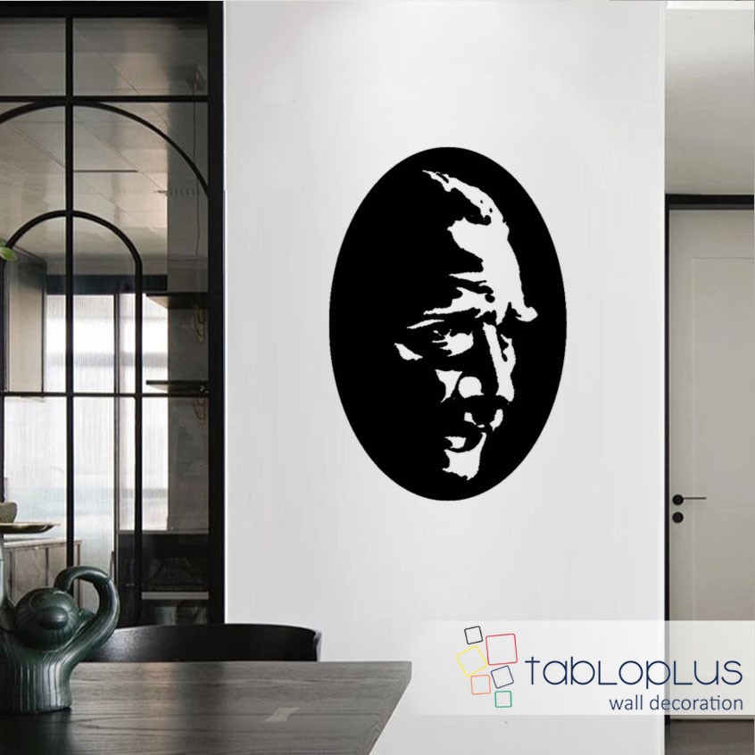 Portre Atatürk Metal Tablo
