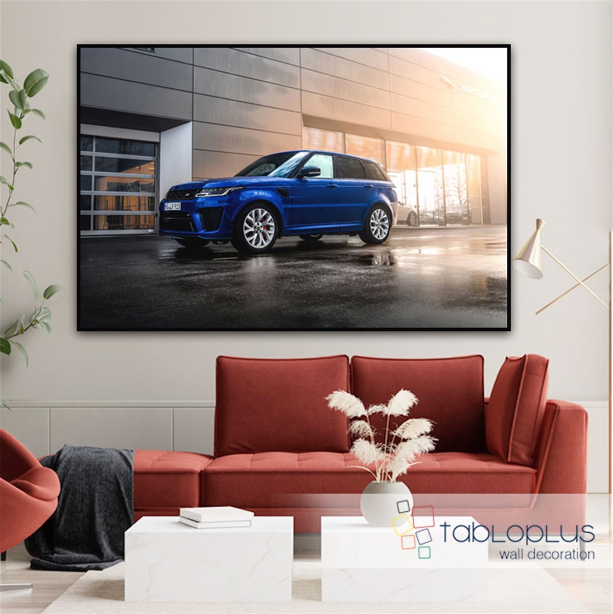 Mavi Range Rover Sport Kanvas Tablo