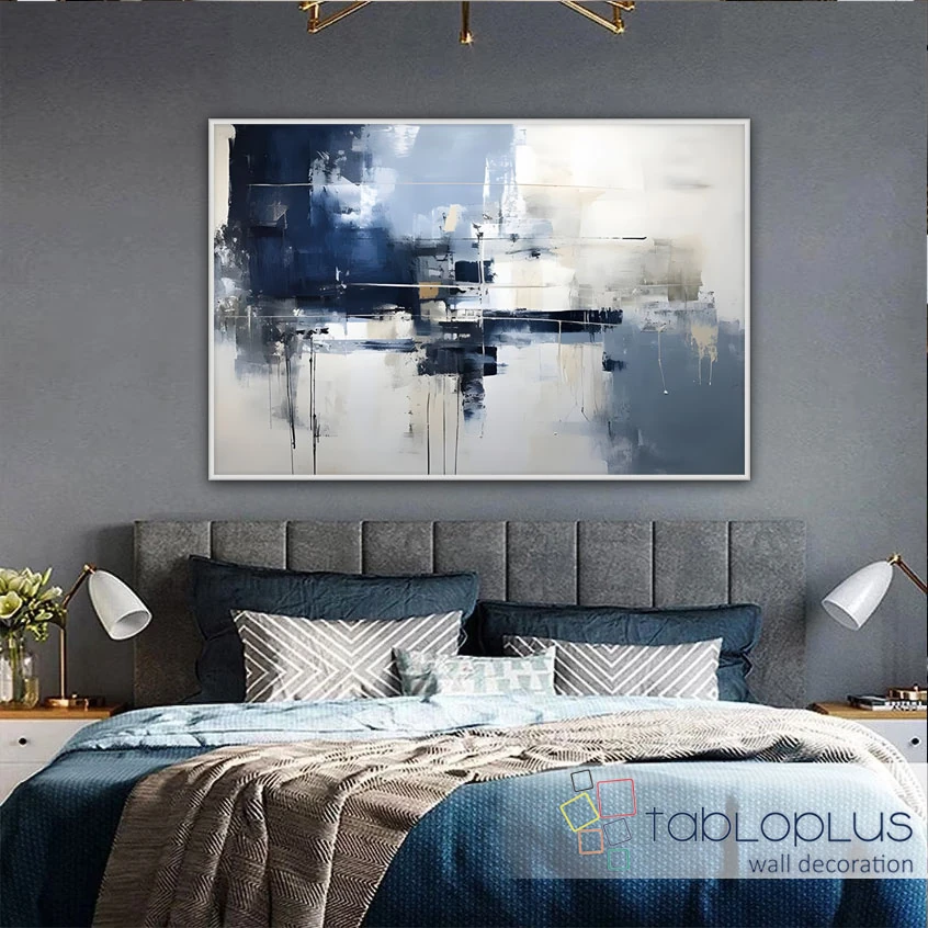 Soğuk Dokunuş Yağlı Boya Dokulu Tablo