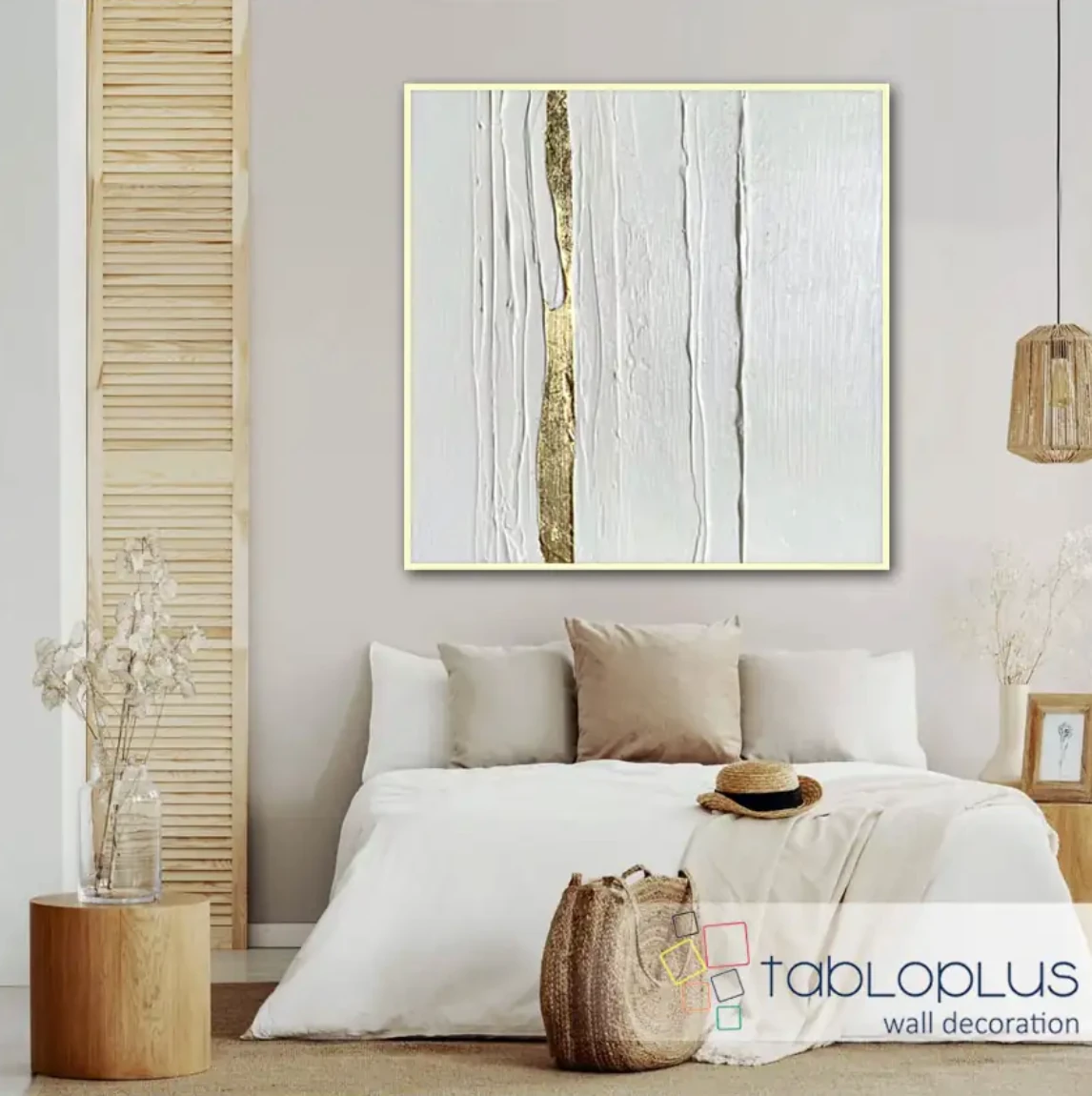 Gold Cuts II 3d Yoğun Yağlı Boya Dokulu Tablo