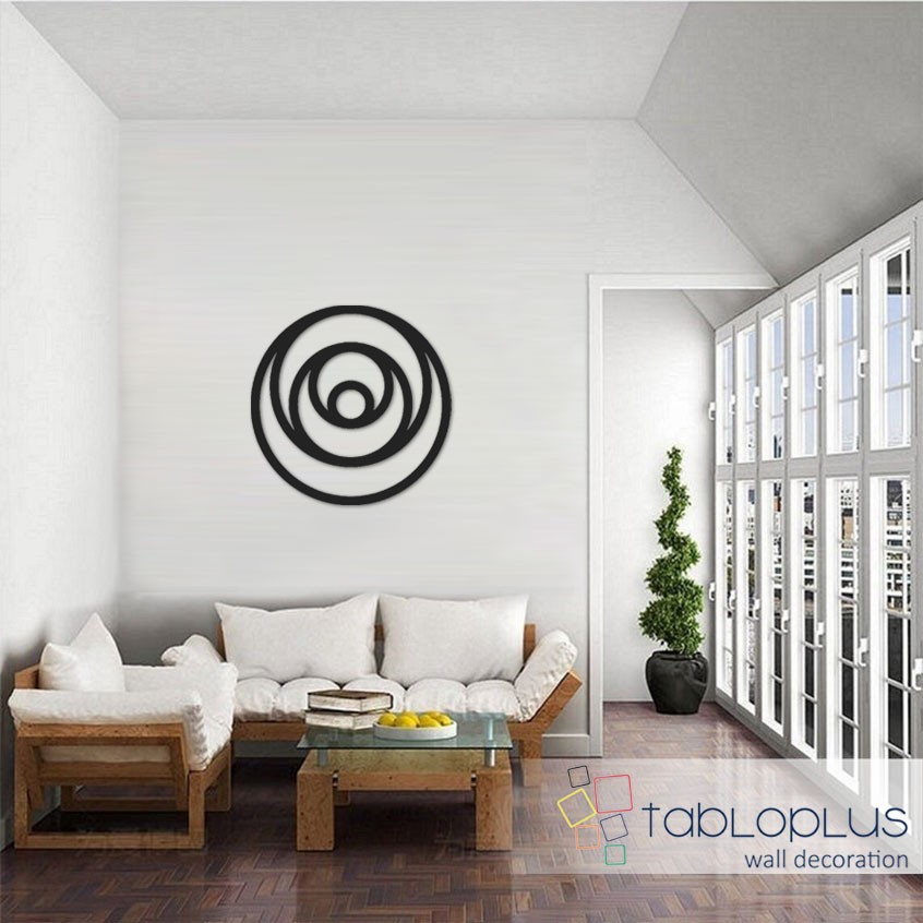 Halka Desen Metal Tablo