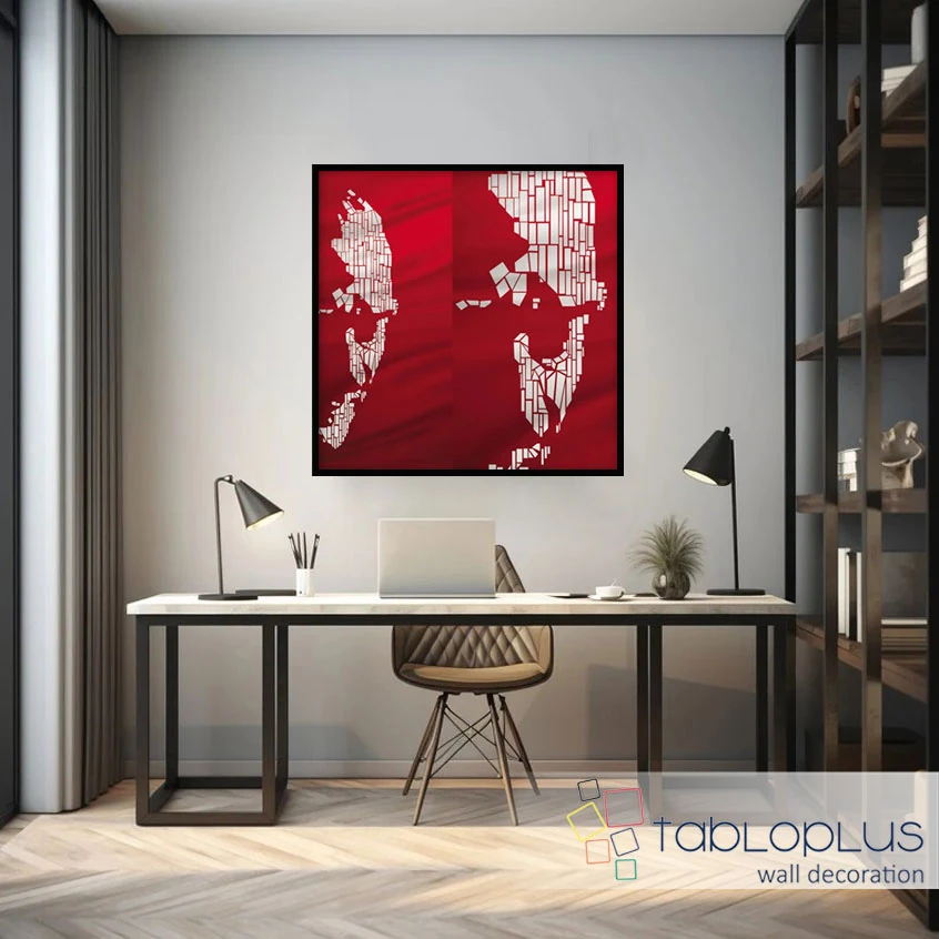 Atatürk ve Yansıması Kanvas Tablo