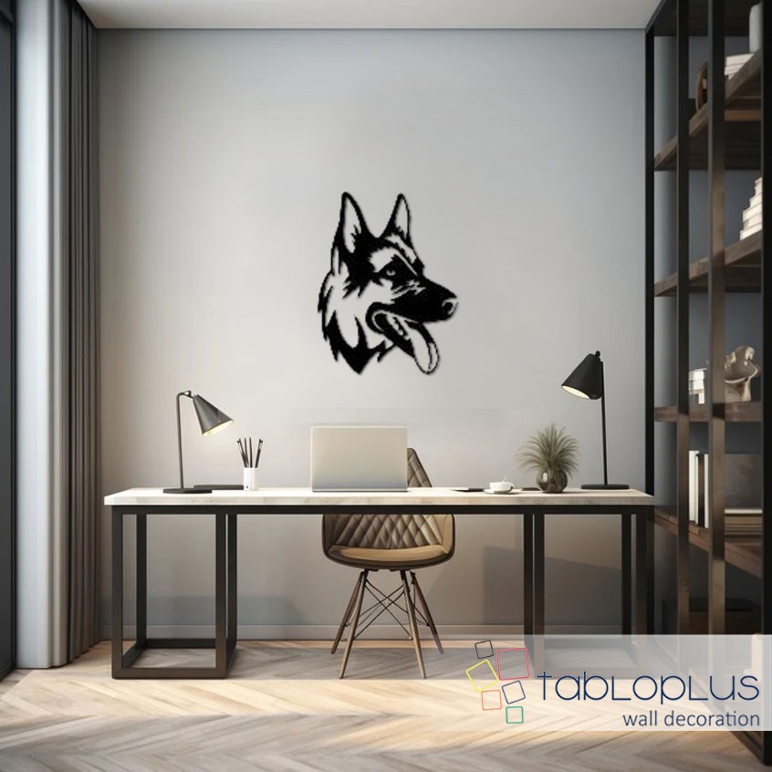 Kurt Köpeği Metal Tablo
