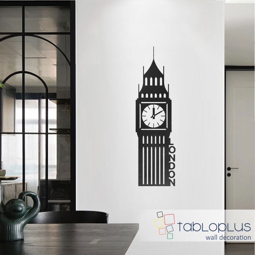 Londra Saat Kulesi Metal Tablo