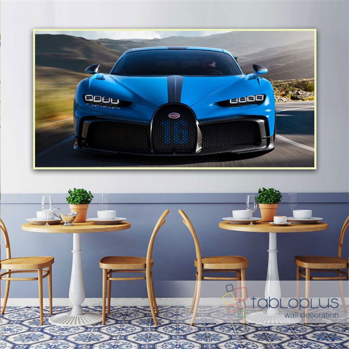 Bugatti Chiron Kanvas Tablo