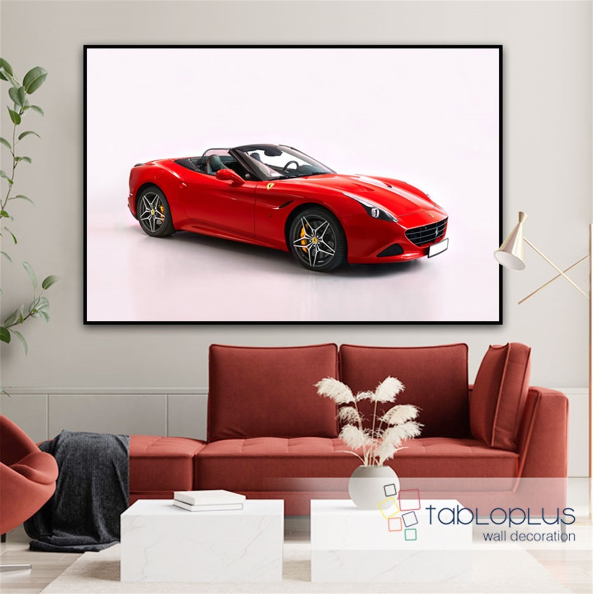 Ferrari Cabrio Kanvas Tablo