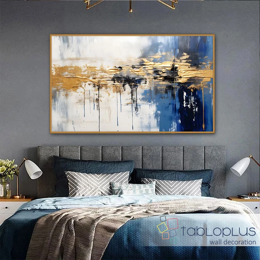 Derinliklerin Parıltısı 3d Yoğun Yağlı Boya Dokulu Tablo