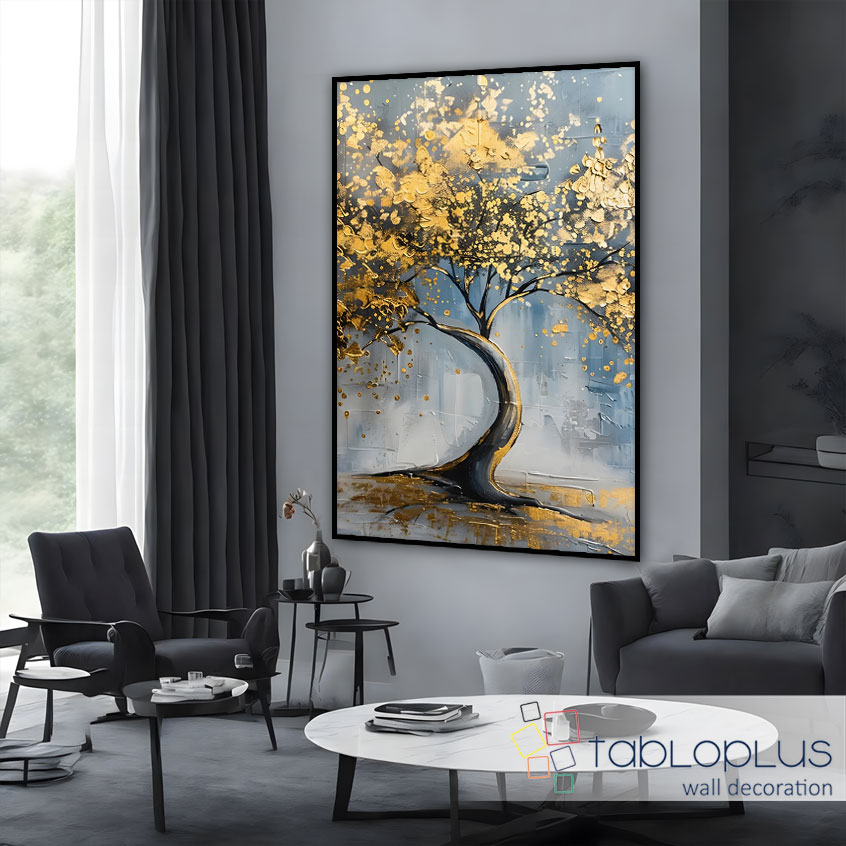 Altın Sonbahar Yağlı Boya Tablo