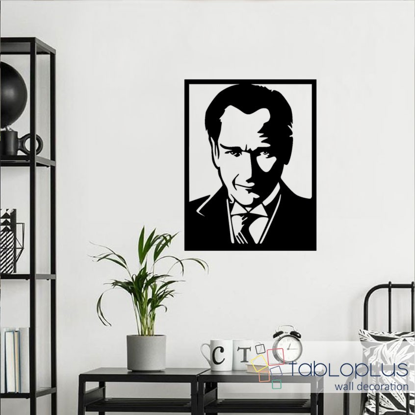 Atatürk Portresi Metal Tablo