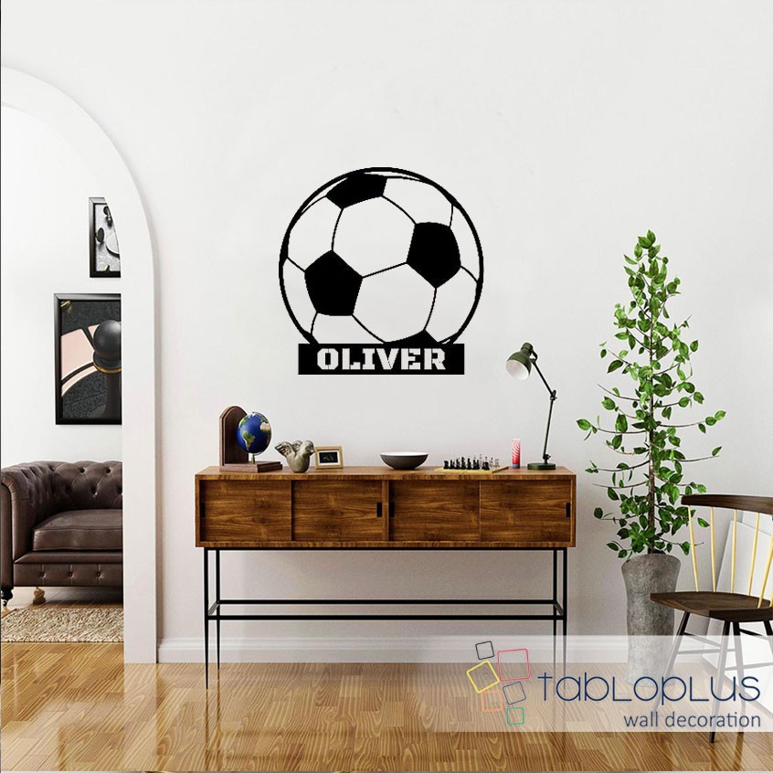 Futbol Topu Metal Tablo
