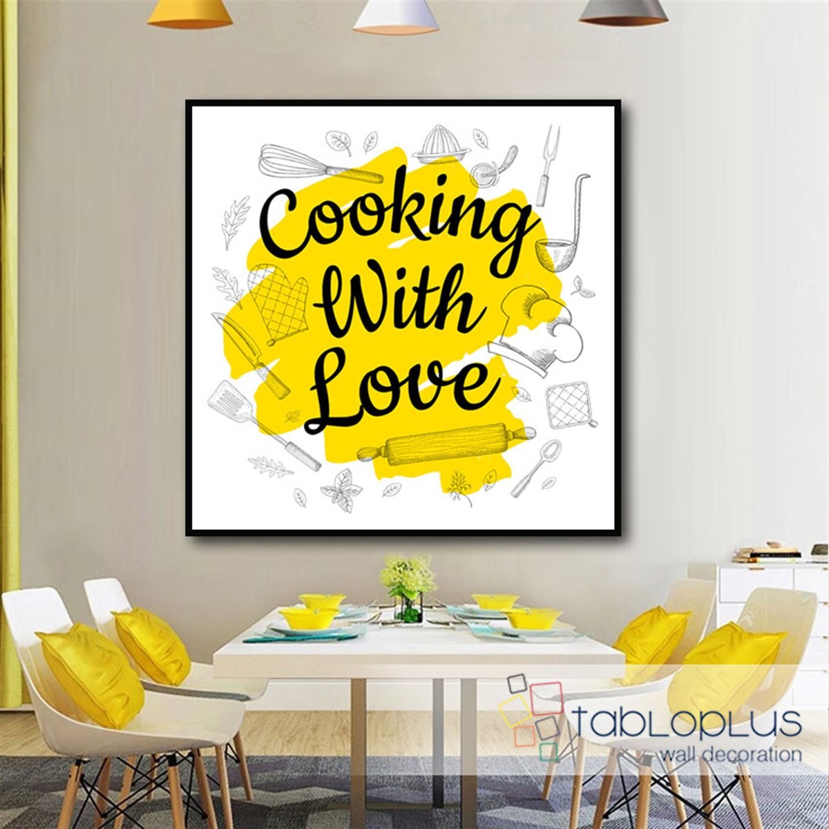 Cooking With Love Kanvas Tablo