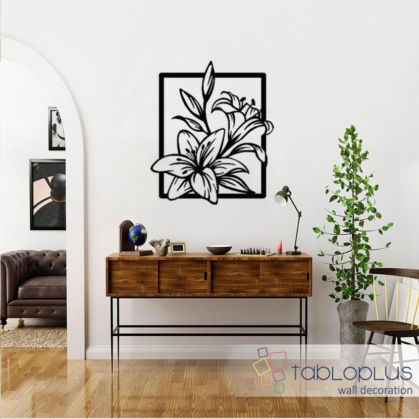 Orkide Metal Tablo