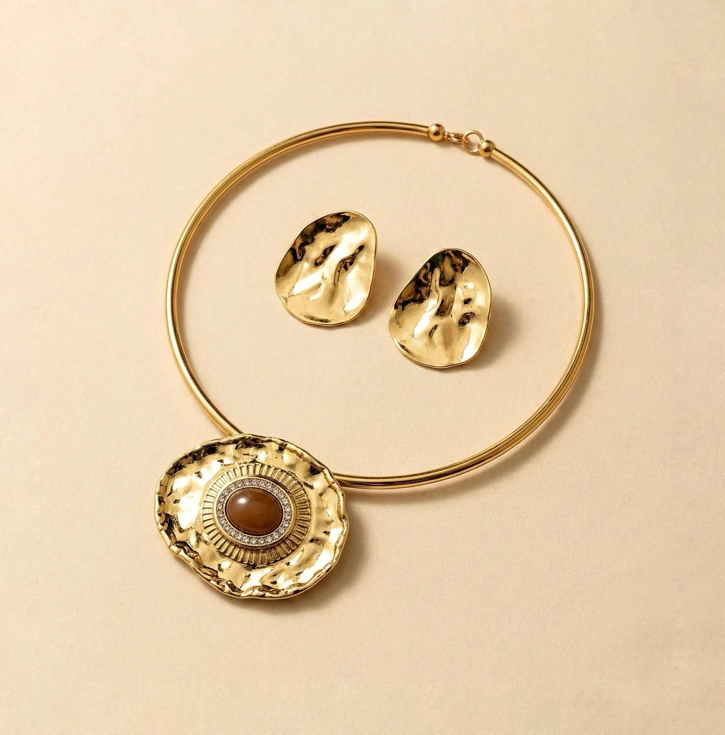 CLEOPATRA Kolye & Küpe Seti