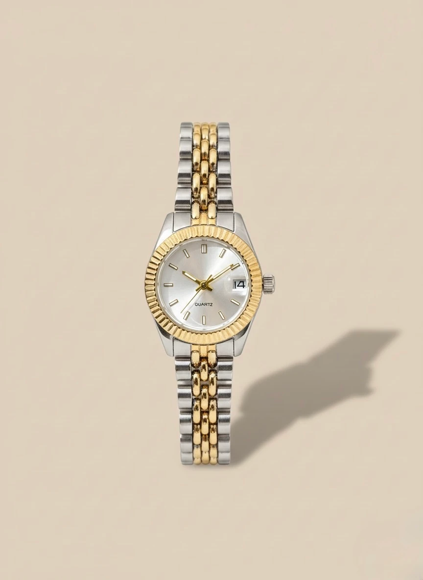 ELEGANCE Gold & Silver Saat