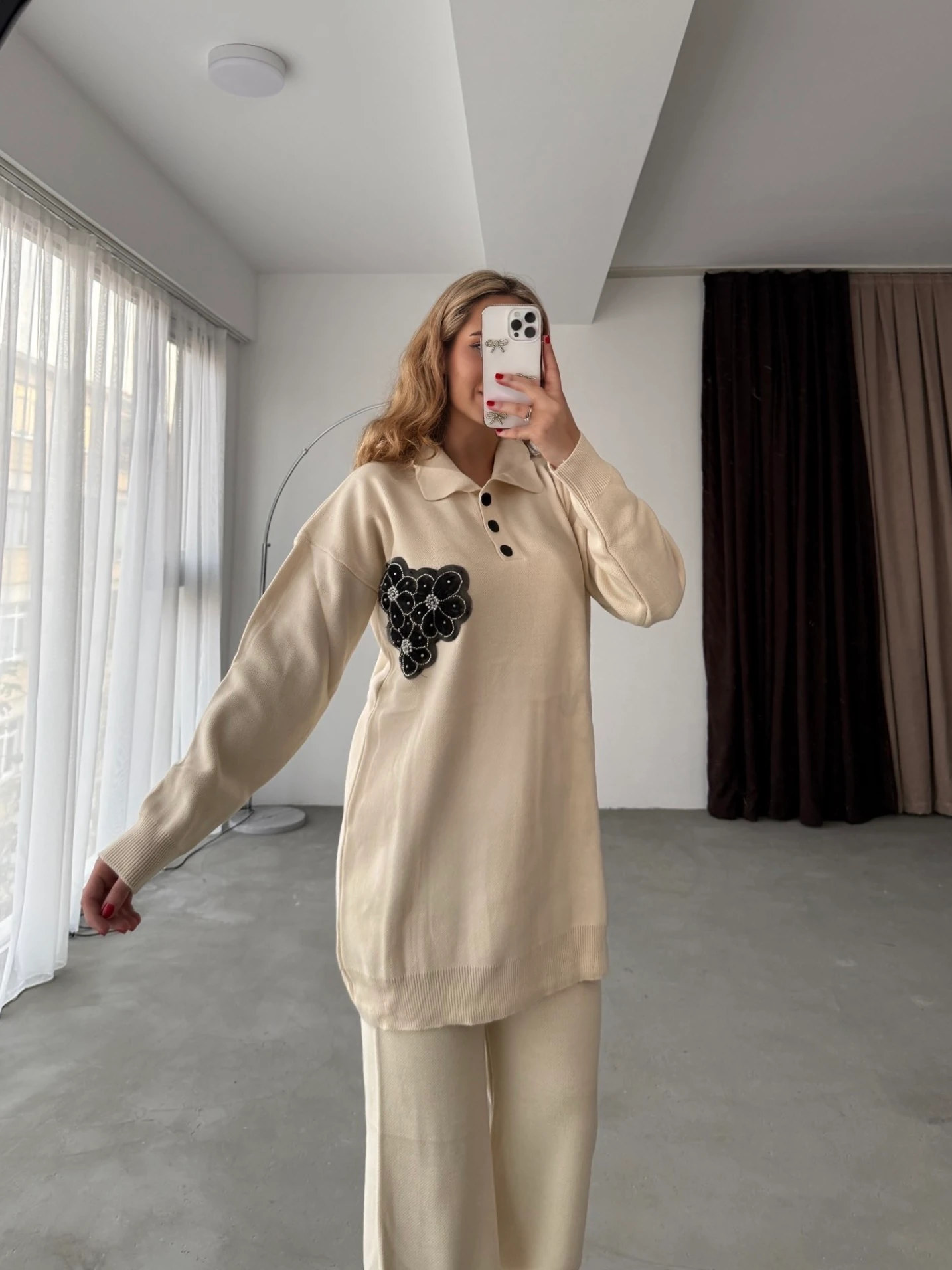 Nakışlı Triko Takım