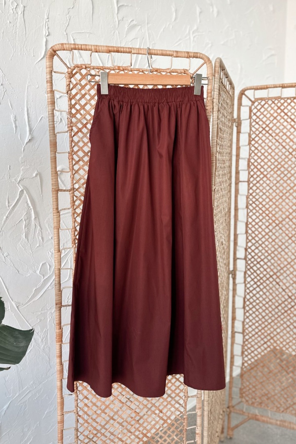 Terikoton Etek - Bordo