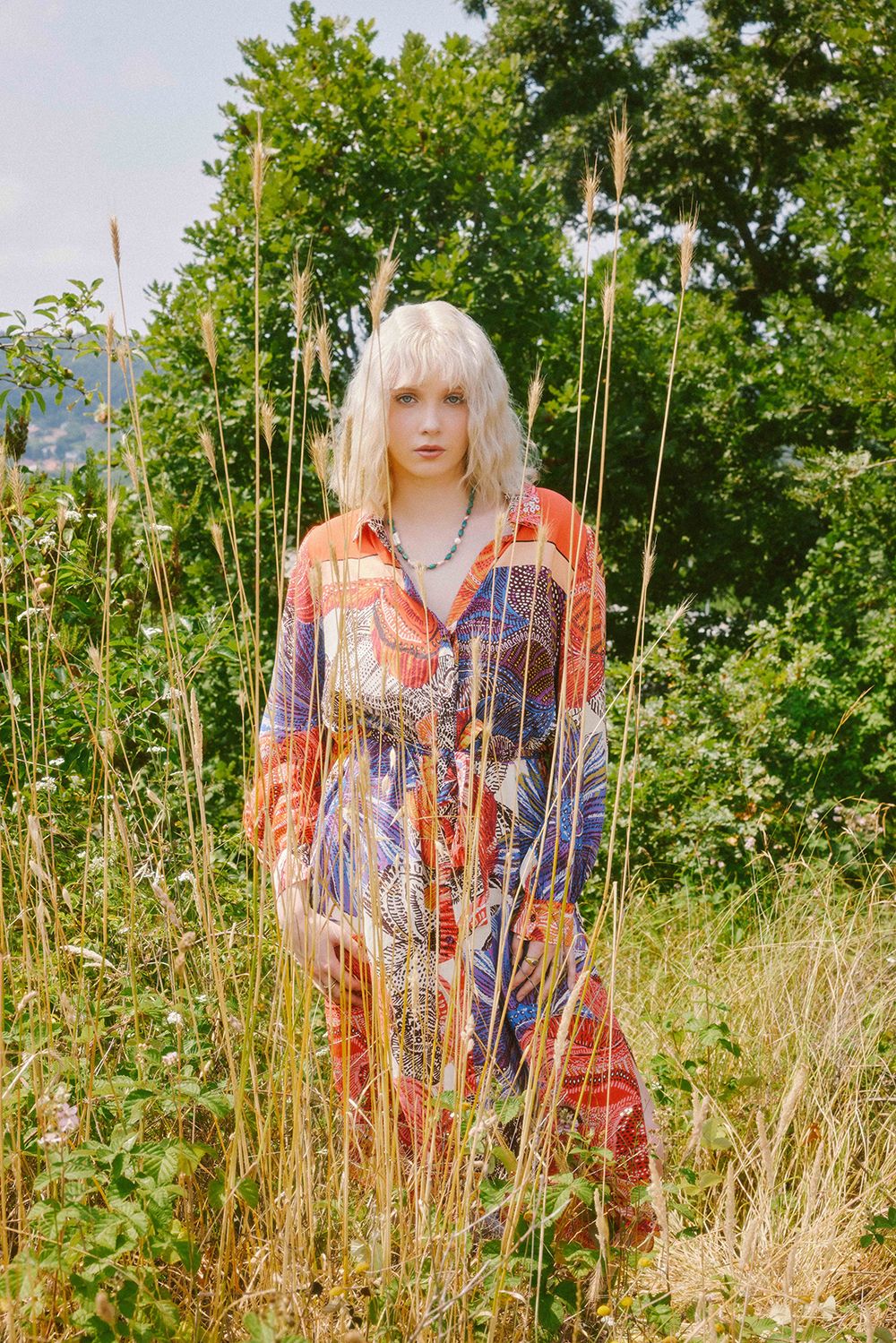 Blooming Garden Shirt Dress