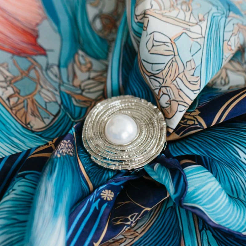 Pearl Fular Aksesuarı Silver | Pure Paris