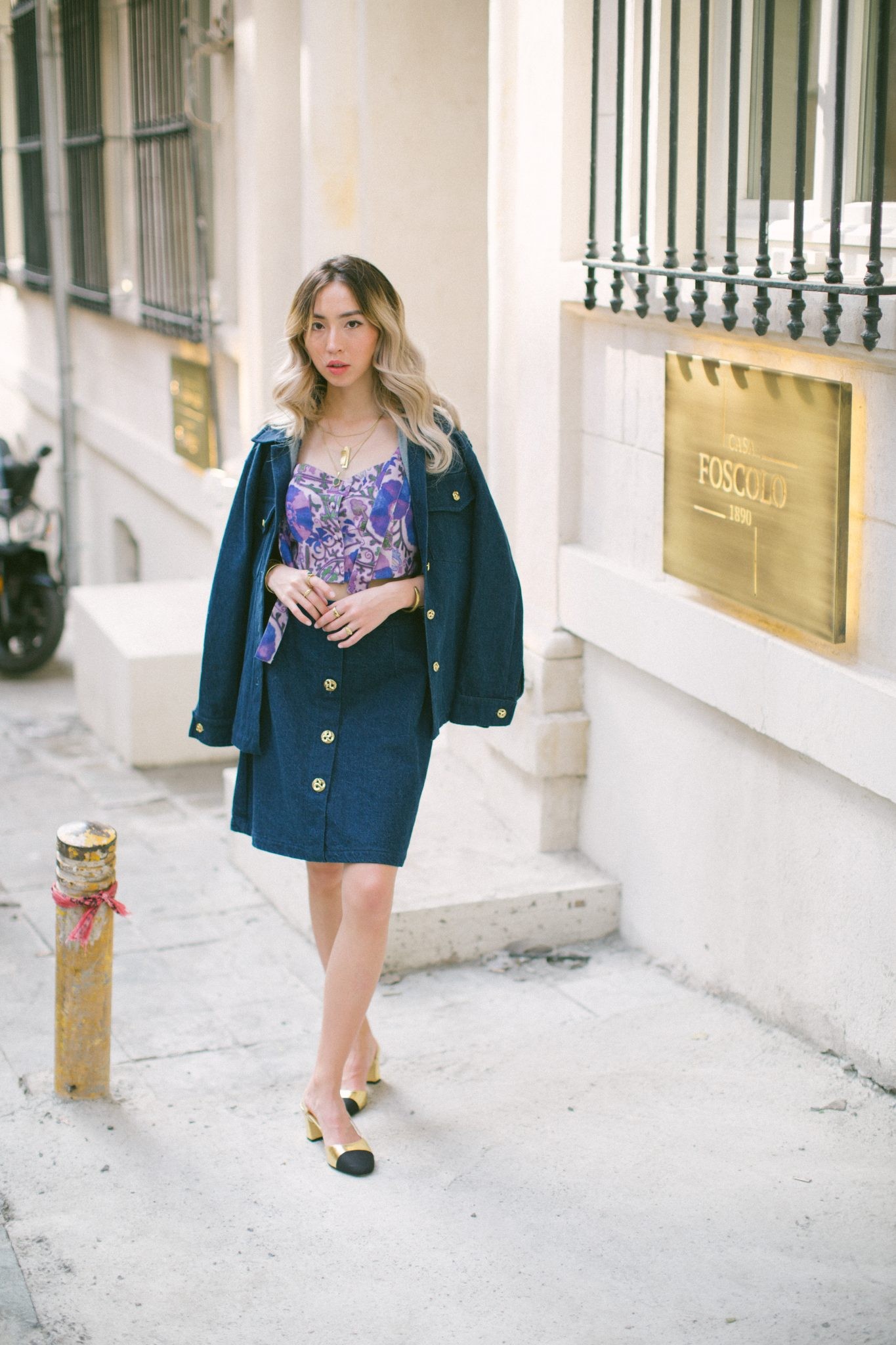 Sophie Denim Shirt Jacket
