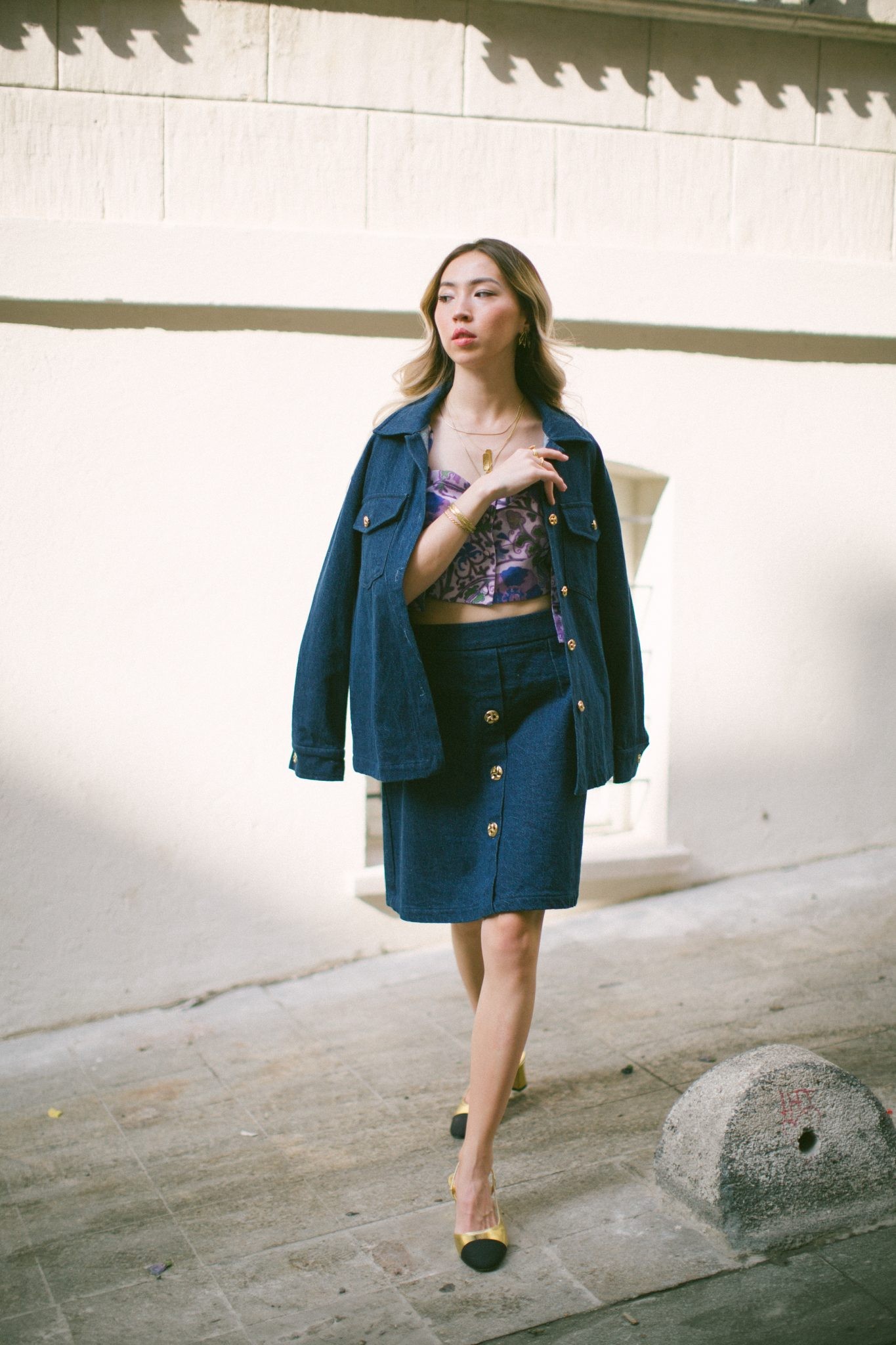 Sophie Denim Shirt Jacket