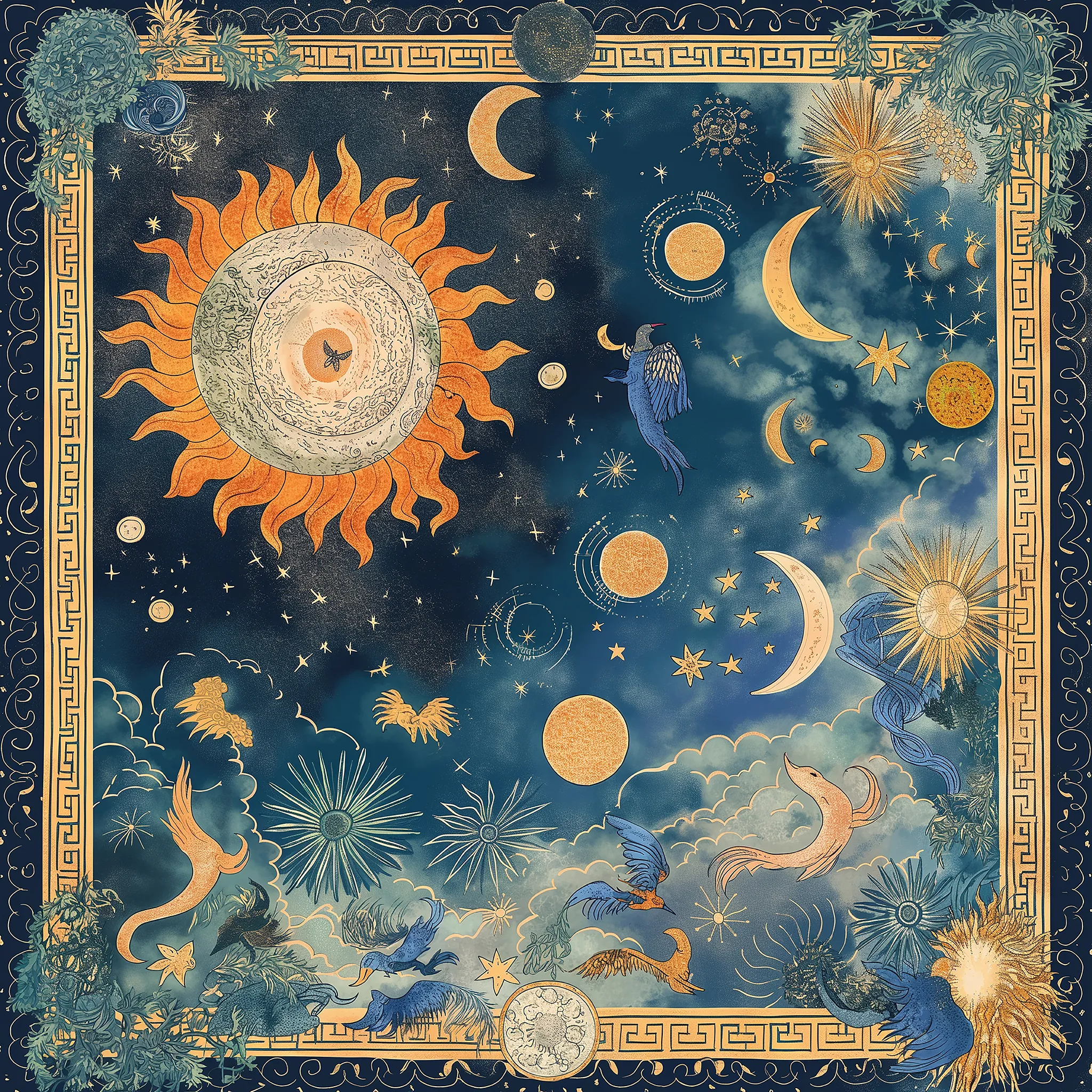 Aether Current İpek Fular | Pure Paris