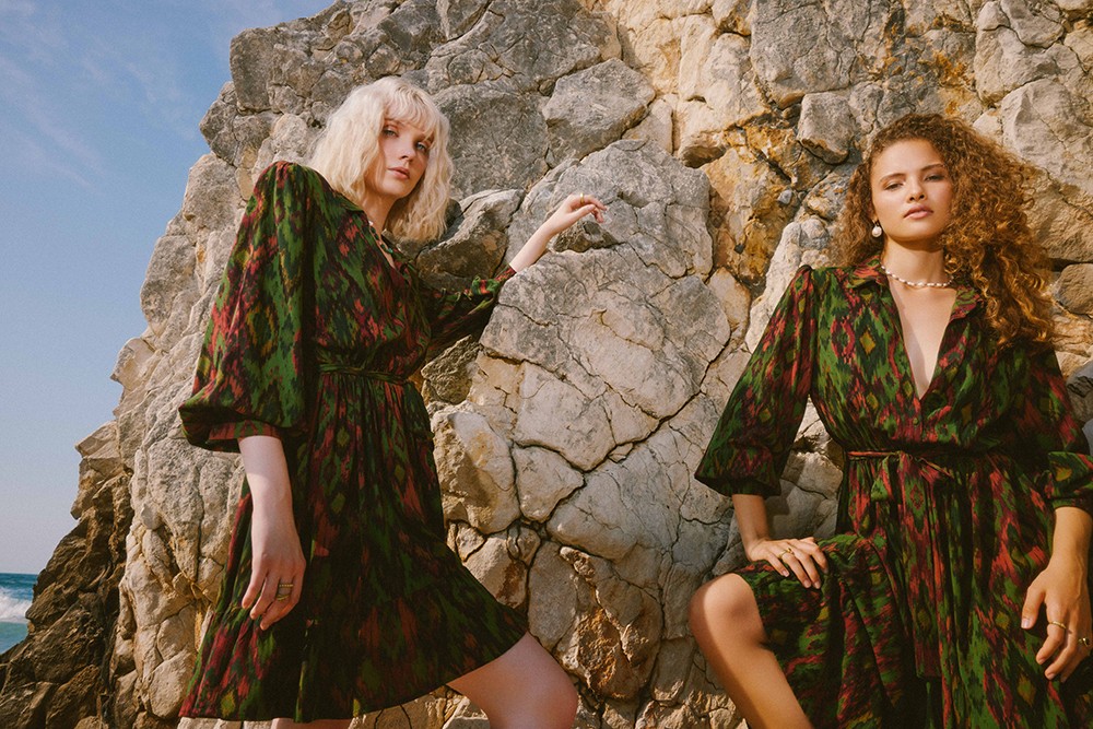 Ikat Long Dress