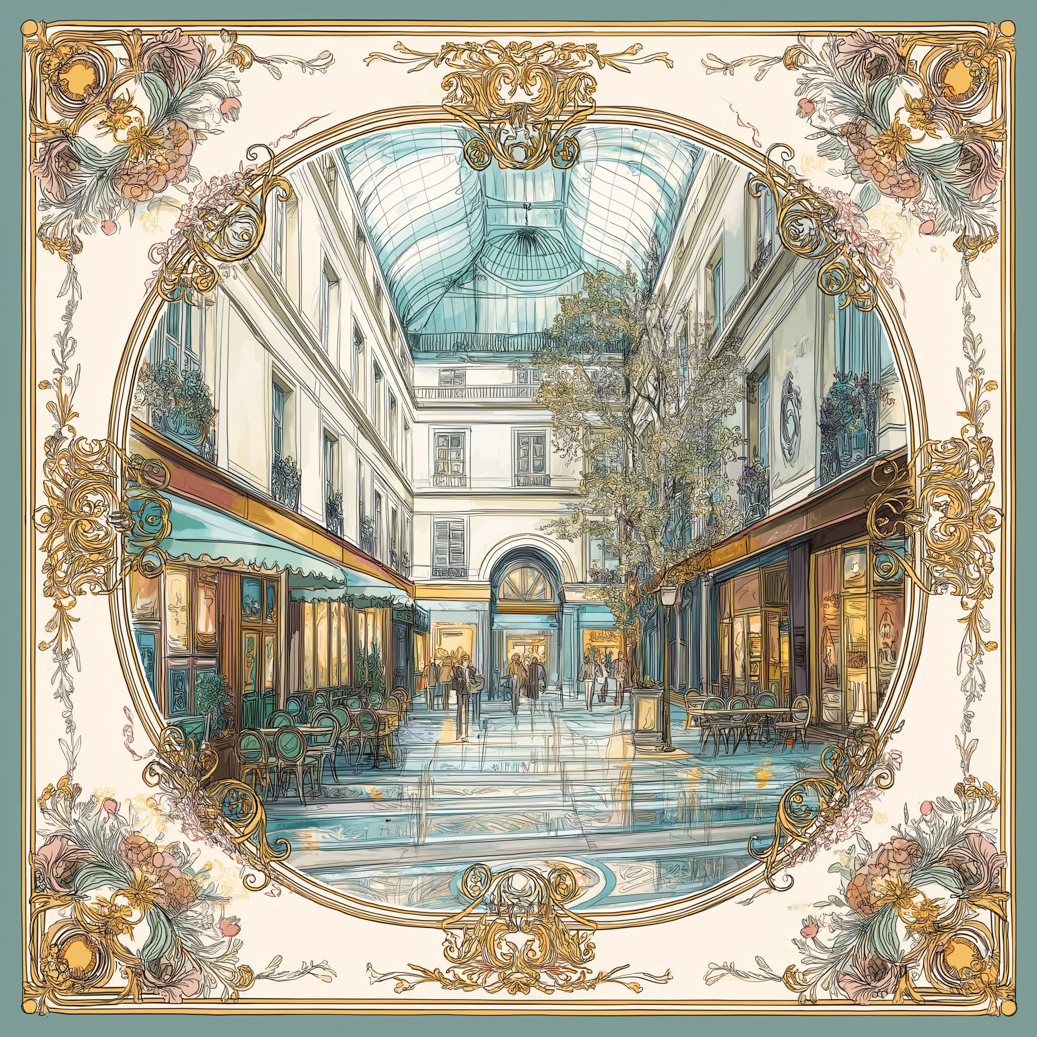 Galerie Vivienne Twill Saten Eşarp 